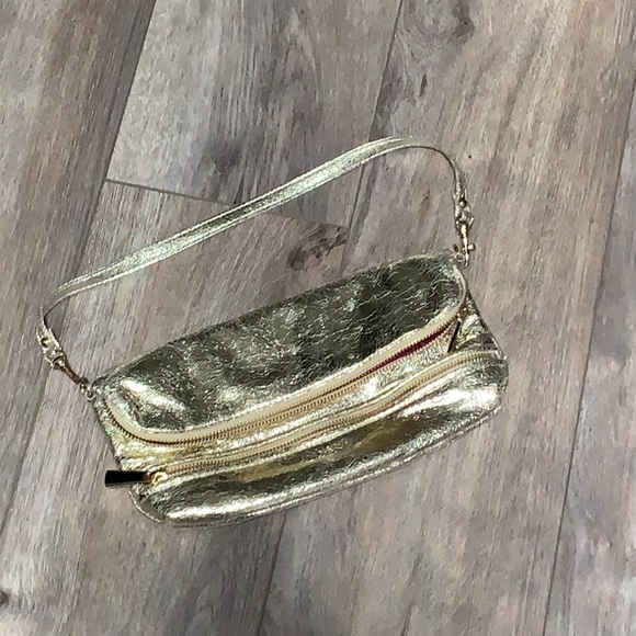 Gold Metallic purse/bag - Picture 2 of 5